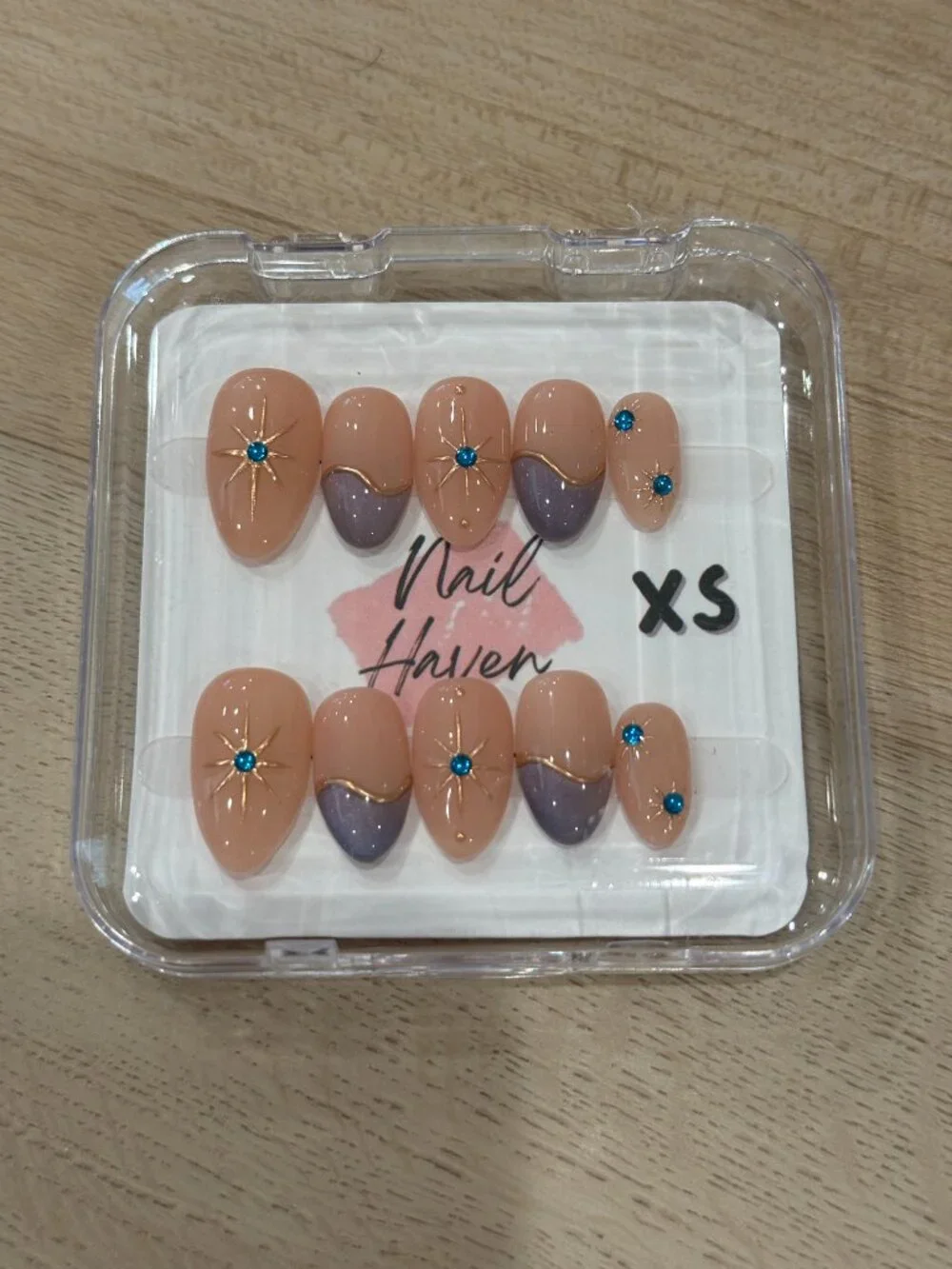 Handmade Press On Nails (Nail Haven - XS)